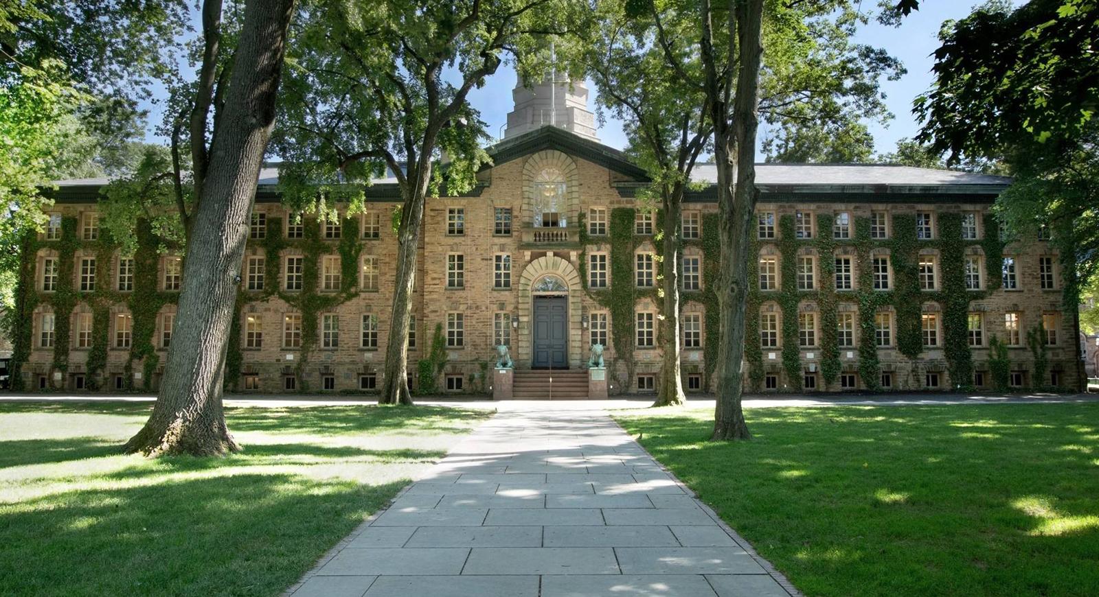 Photo of a Princeton University stone building. 